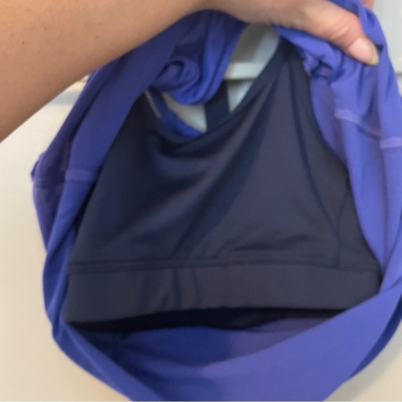 Champion C9 Women's Tank Top Shirt Built In Bra Blue XS Athletic Gym Racerback - Picture 4 of 6